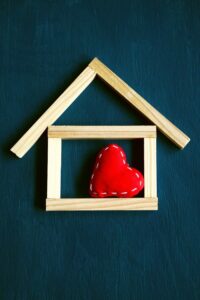House At Home Symbol Heart Love Build